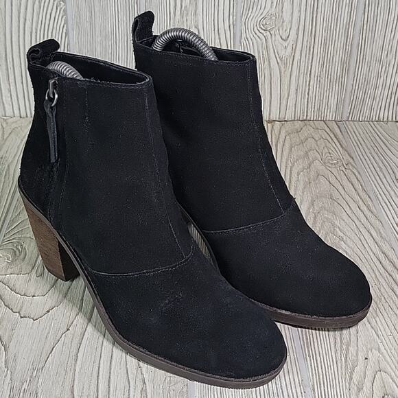DV Dolce Vita Jax Black Leather Ankle Boots Womens Size 6.5 - Picture 10 of 12